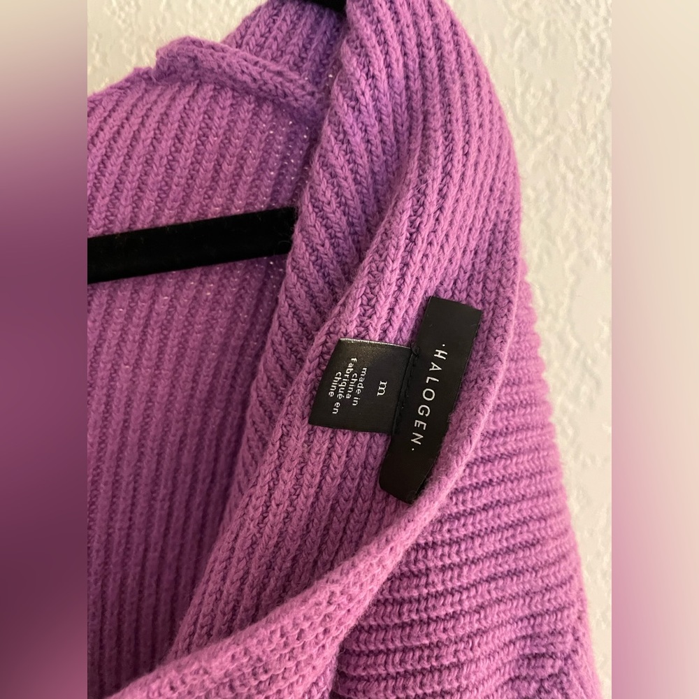 Halogen Cross Back Ribbed Sweater - Picture 2 of 3